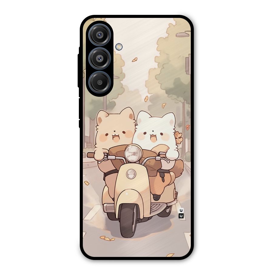 Cute Riders Metal Back Case for Galaxy A16 5G