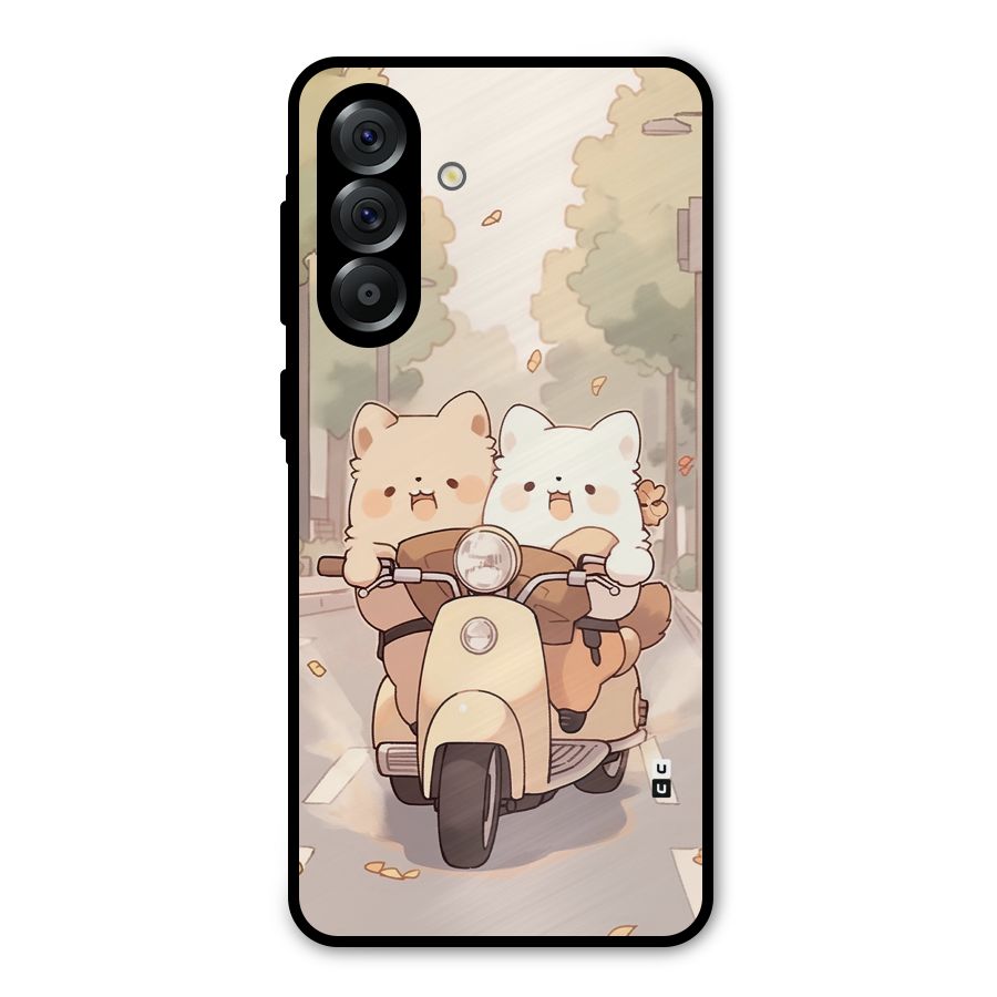 Cute Riders Metal Back Case for Galaxy A36