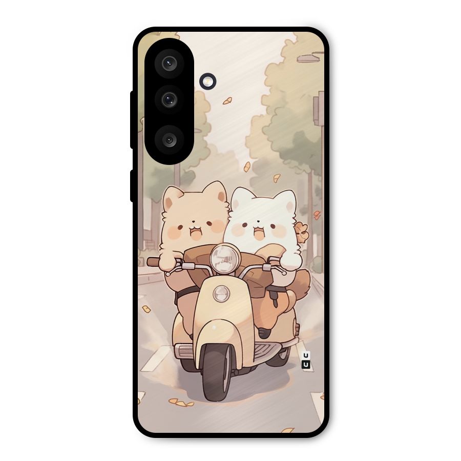 Cute Riders Metal Back Case for Galaxy F56