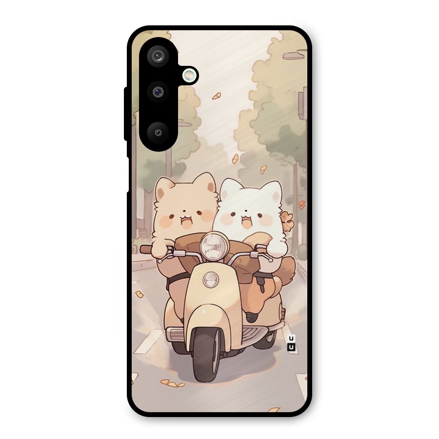 Cute Riders Metal Back Case for Galaxy M16