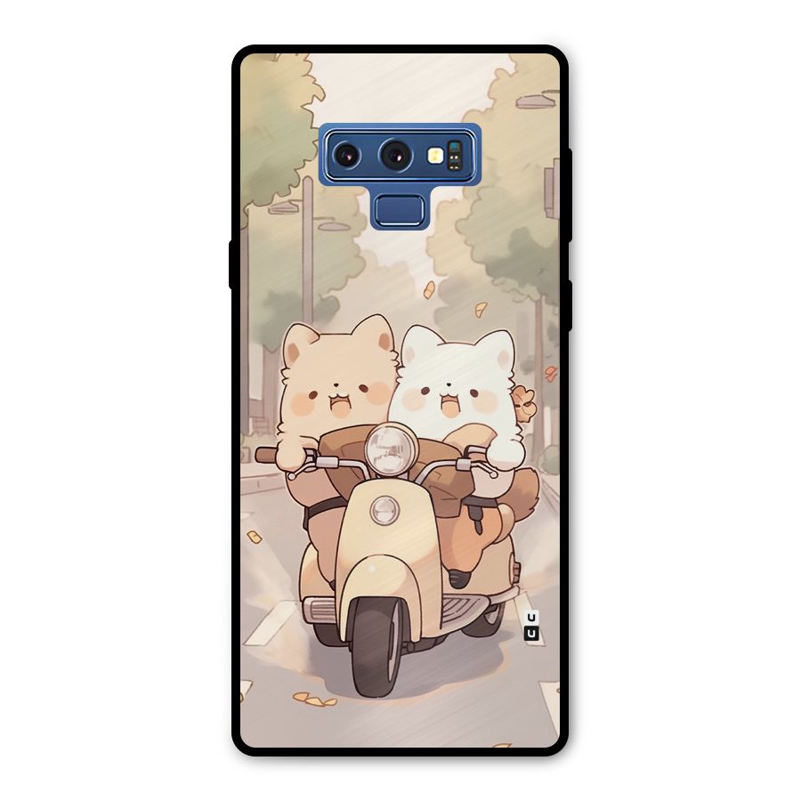 Cute Riders Metal Back Case for Galaxy Note 9