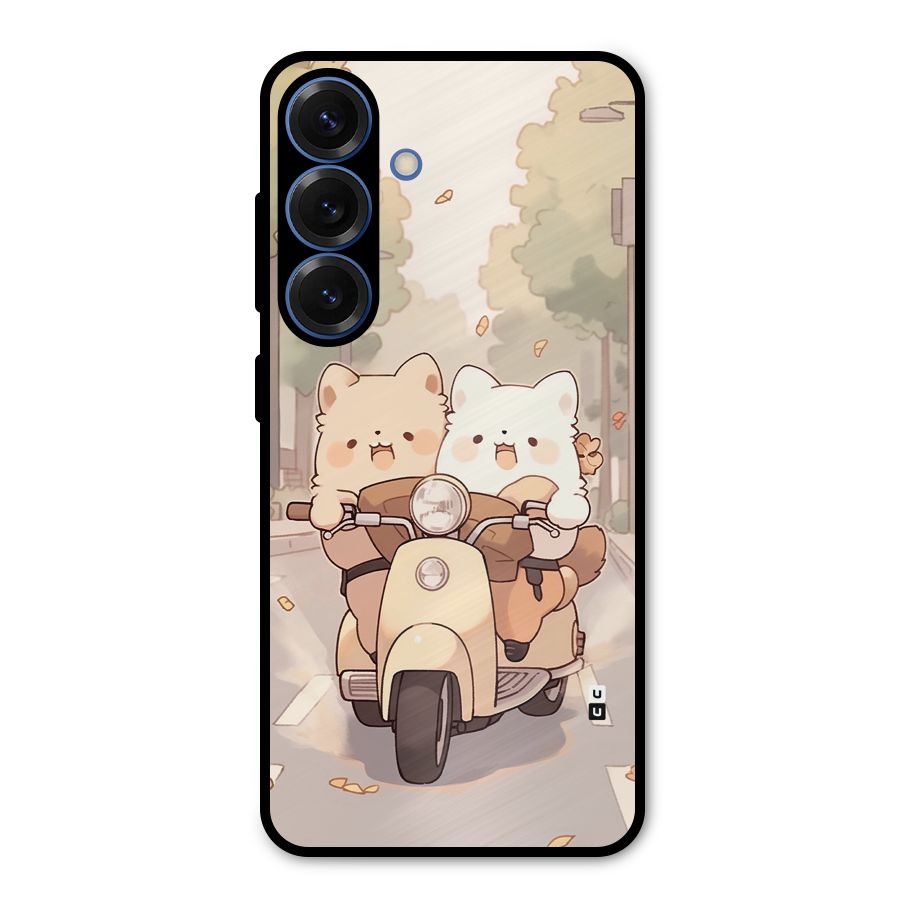 Cute Riders Metal Back Case for Galaxy S25