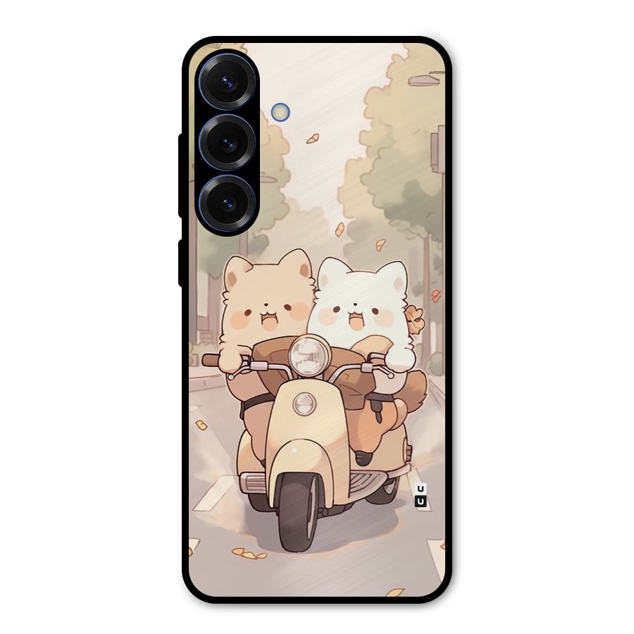 Cute Riders Metal Back Case for Galaxy S25 Plus