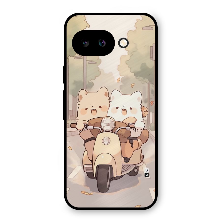 Cute Riders Metal Back Case for Google Pixel 9a
