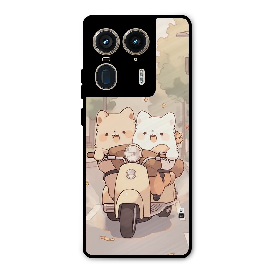 Cute Riders Metal Back Case for Motorola Edge 50 Ultra