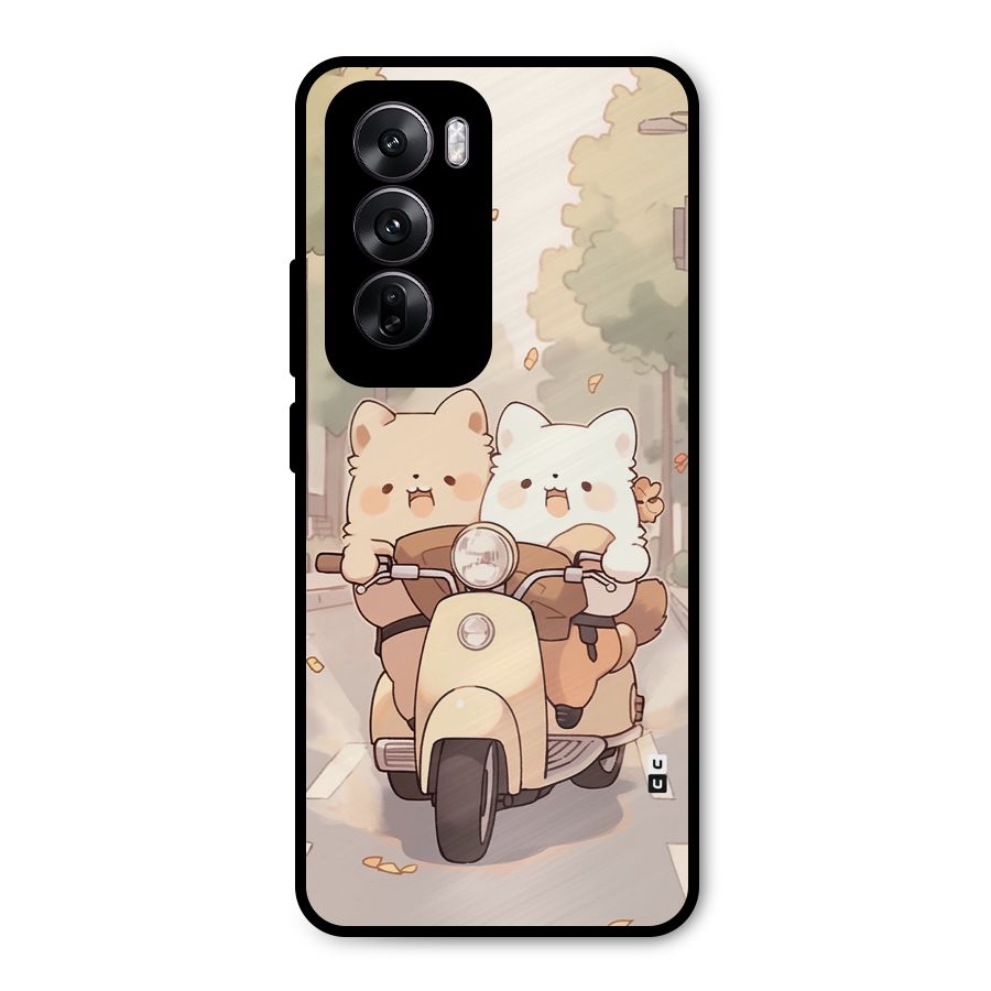 Cute Riders Metal Back Case for Oppo Reno12