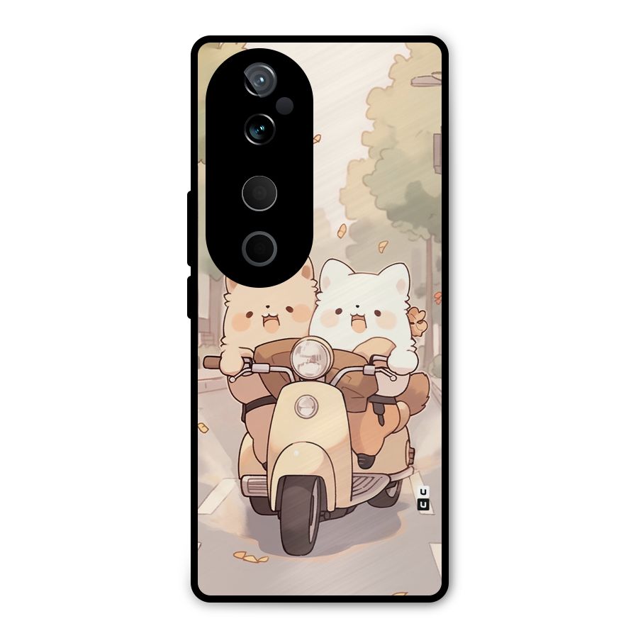 Cute Riders Metal Back Case for Vivo T3 Ultra