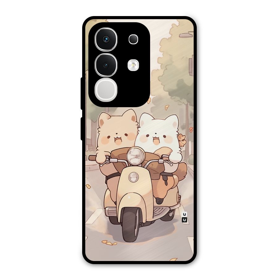 Cute Riders Metal Back Case for Vivo T4x