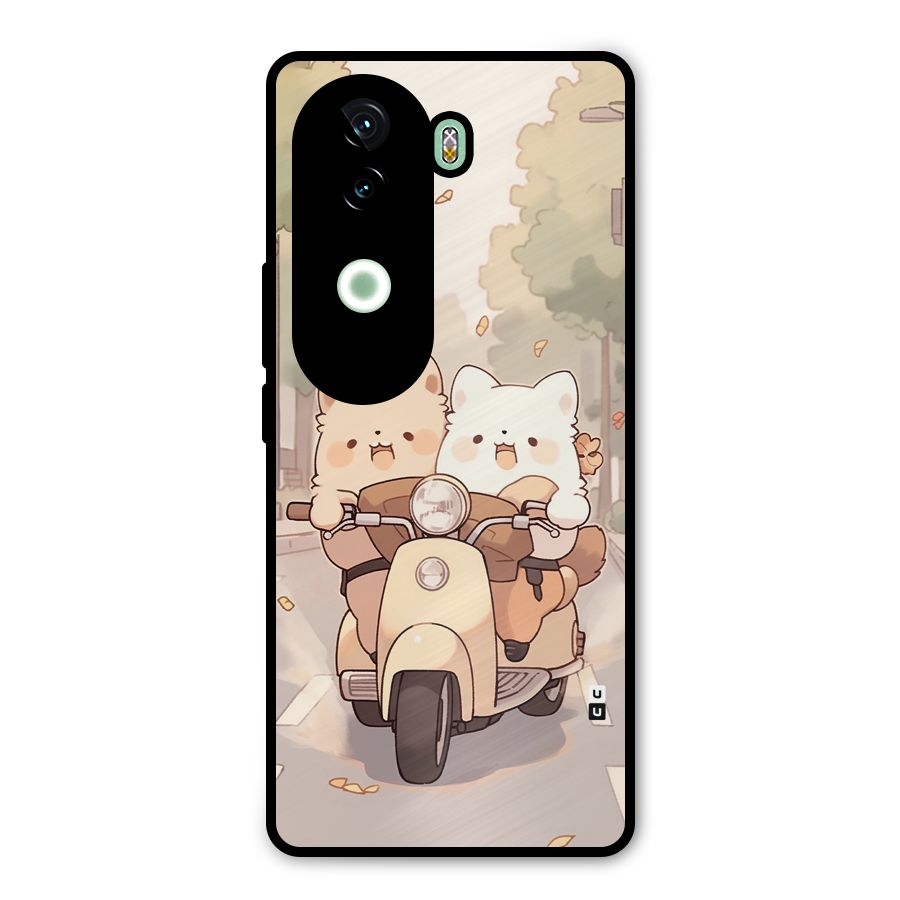 Cute Riders Metal Back Case for Vivo V40e