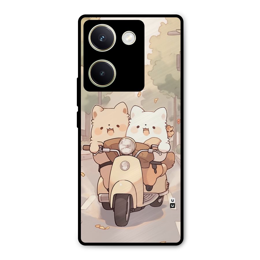 Cute Riders Metal Back Case for Vivo Y200 Pro