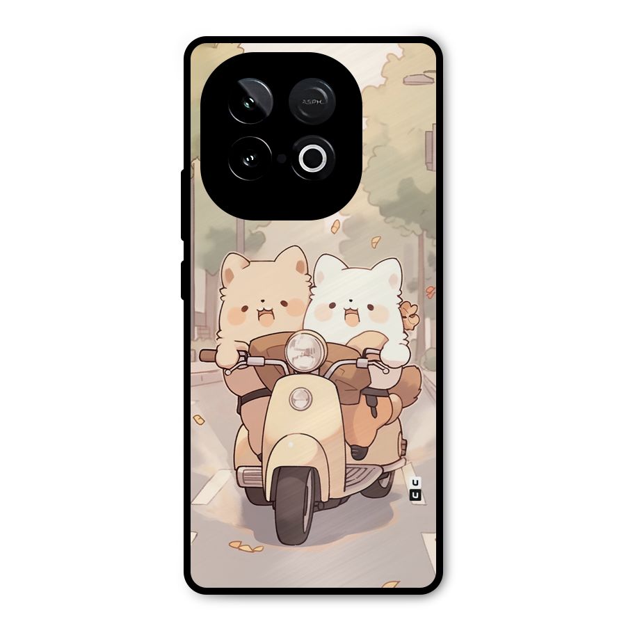 Cute Riders Metal Back Case for iQOO Neo 10