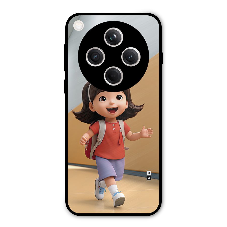 Cute School Girl Metal Back Case for Oppo Find X8