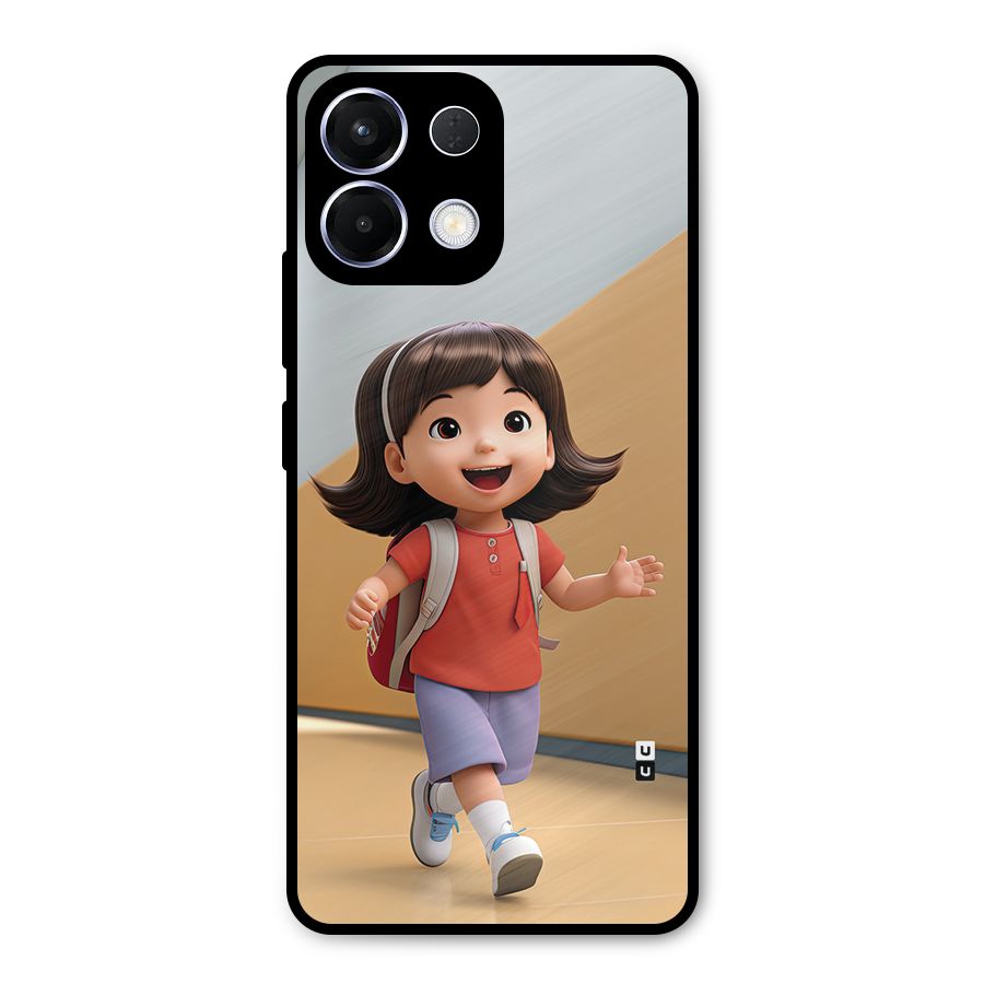 Cute School Girl Metal Back Case for Oppo K13