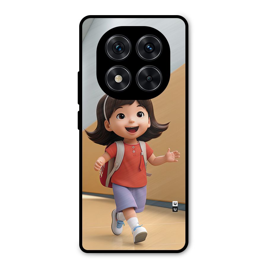 Cute School Girl Metal Back Case for Redmi Note 14 Pro 5G