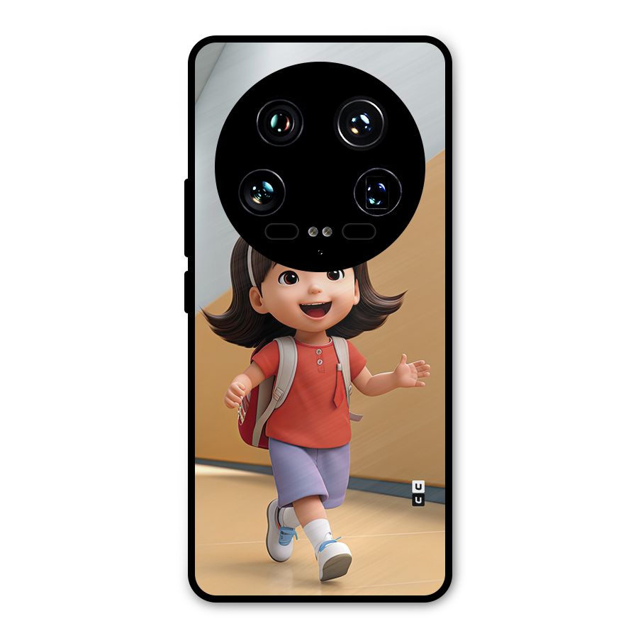 Cute School Girl Metal Back Case for Xiaomi 14 Ultra