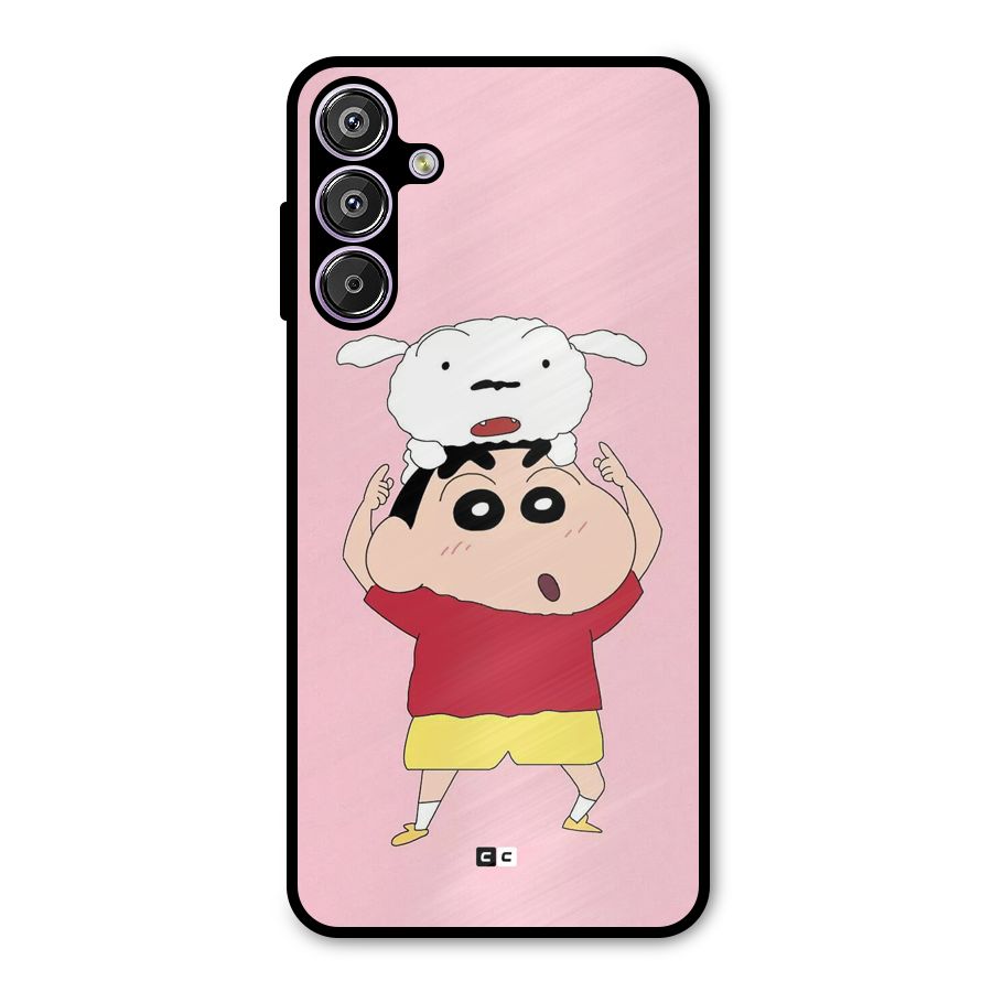 Cute Sheero Metal Back Case for Galaxy M15