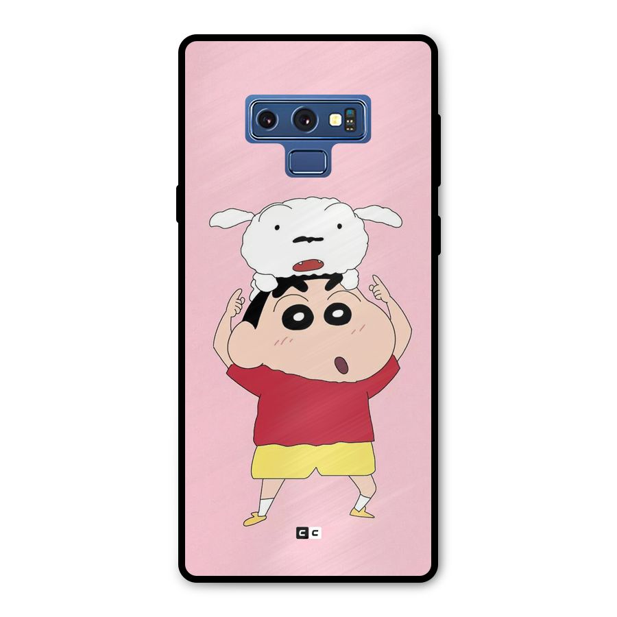 Cute Sheero Metal Back Case for Galaxy Note 9