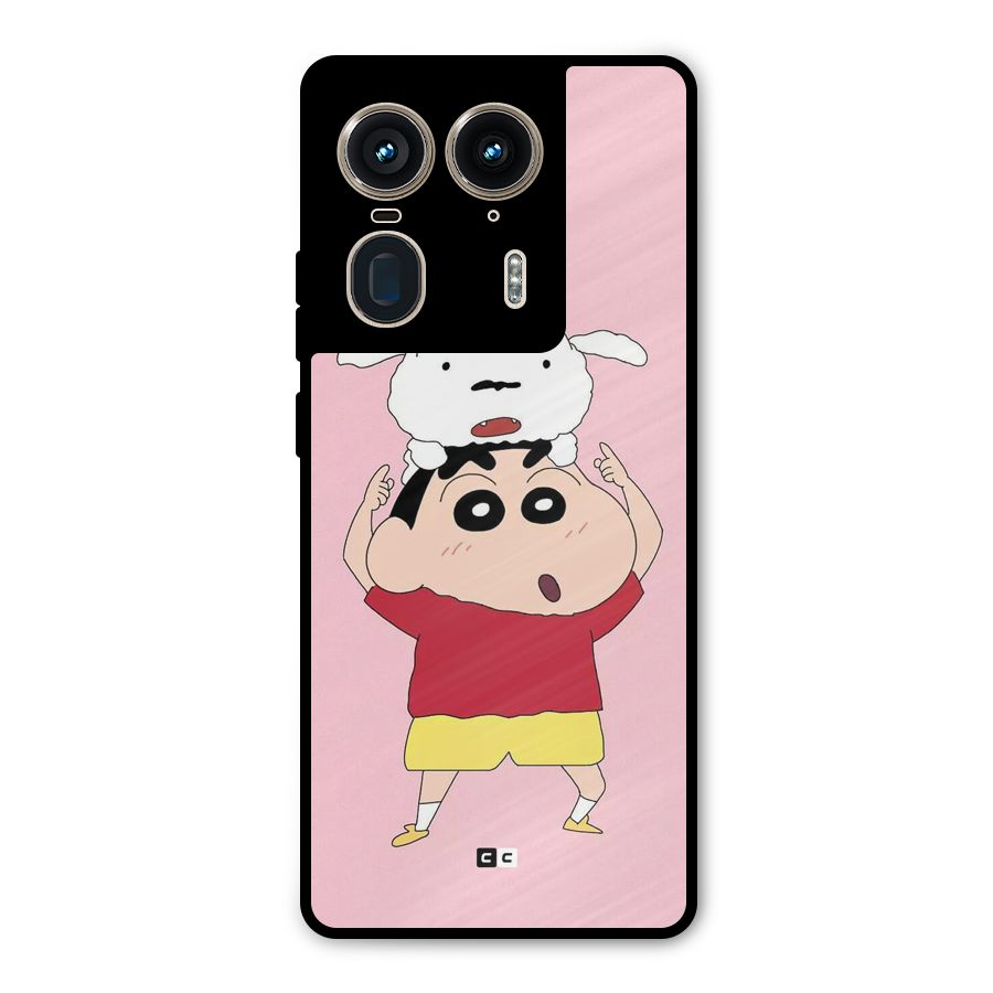Cute Sheero Metal Back Case for Motorola Edge 50 Ultra