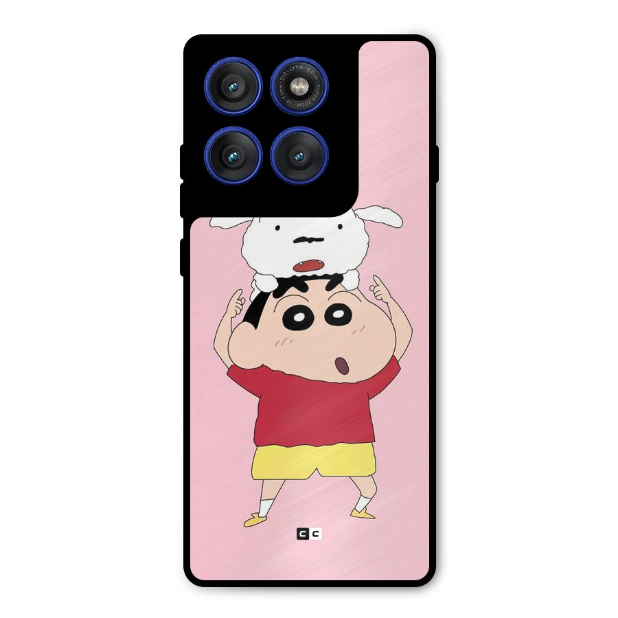 Cute Sheero Metal Back Case for Motorola Edge 60 Pro