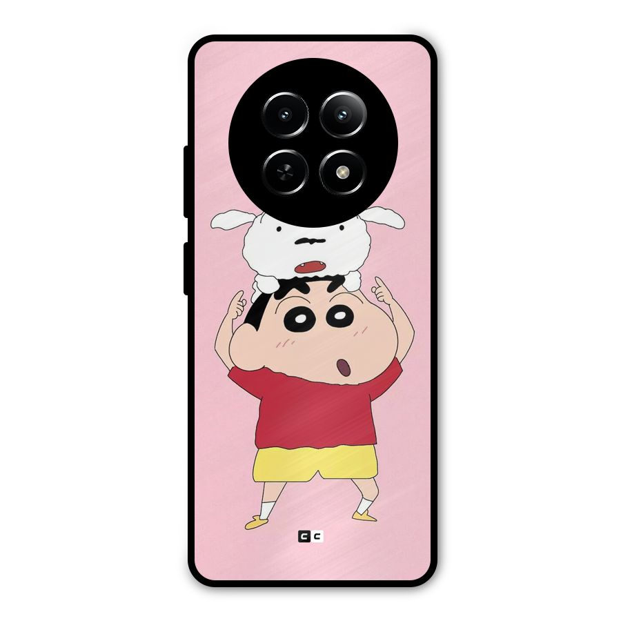 Cute Sheero Metal Back Case for Realme Narzo N65