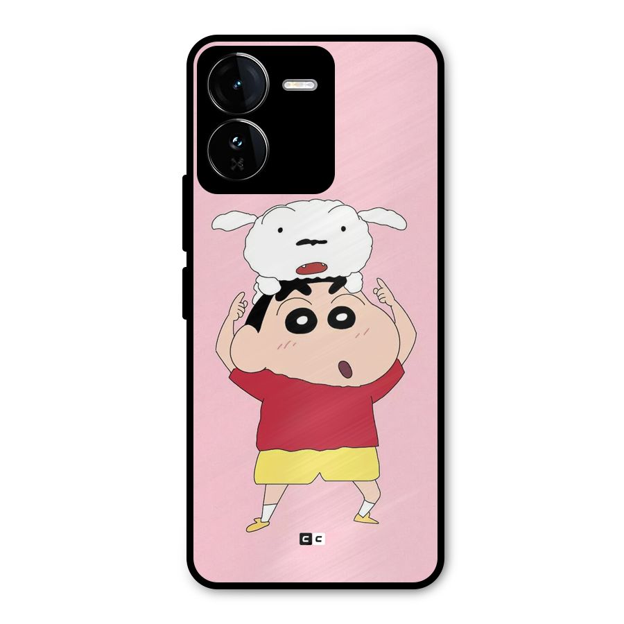 Cute Sheero Metal Back Case for iQOO Z9