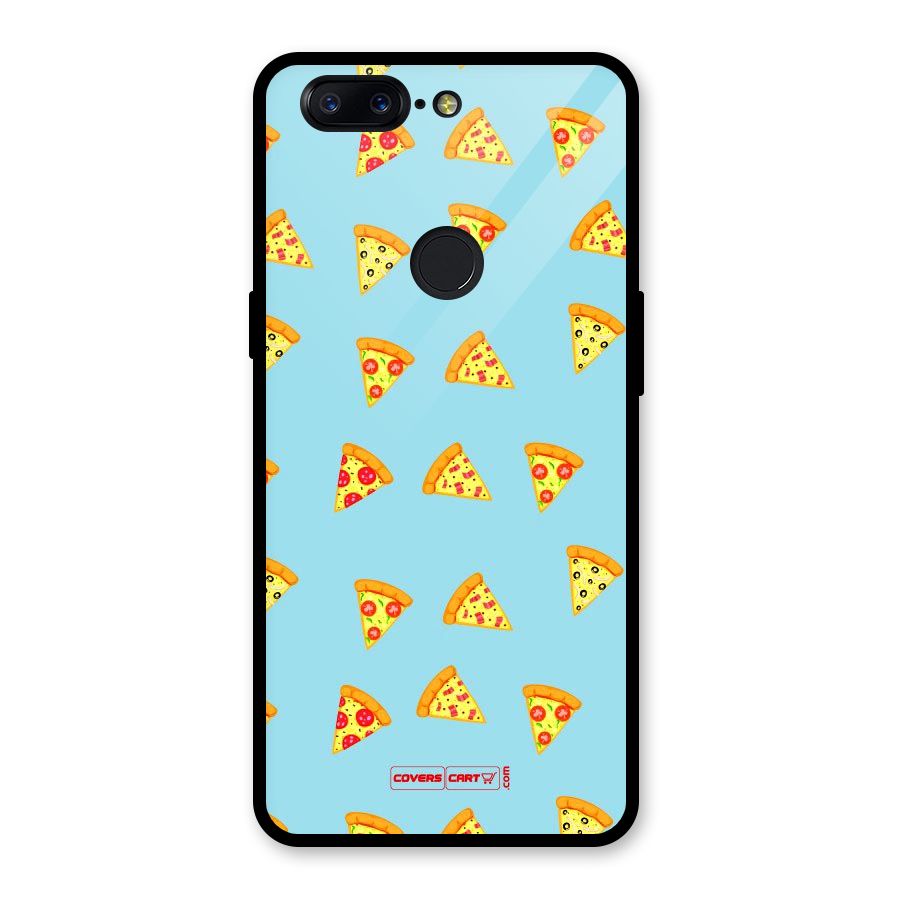 Cute Slices of Pizza Glass Back Case for OnePlus 5T