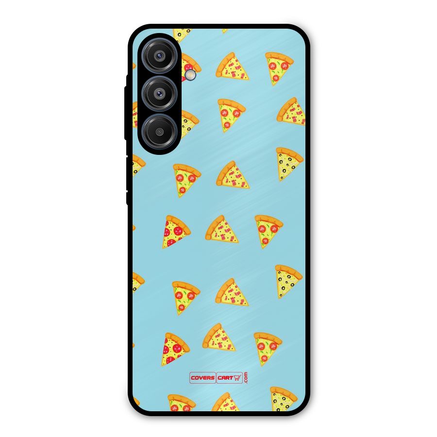Cute Slices of Pizza Metal Back Case for Galaxy A16 5G