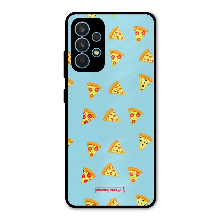 Cute Slices of Pizza Metal Back Case for Galaxy A32