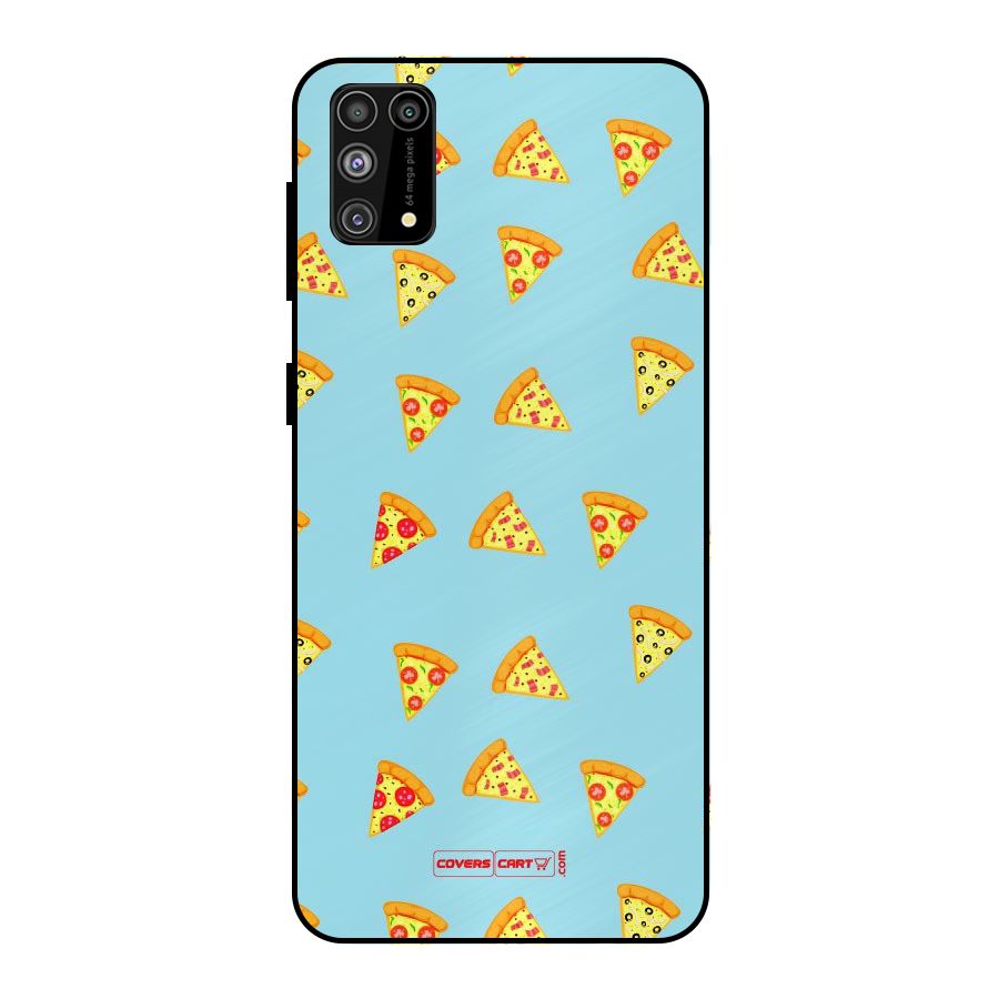 Cute Slices of Pizza Metal Back Case for Galaxy F41