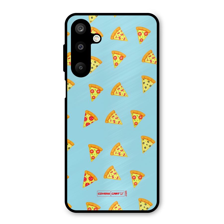 Cute Slices of Pizza Metal Back Case for Galaxy M16