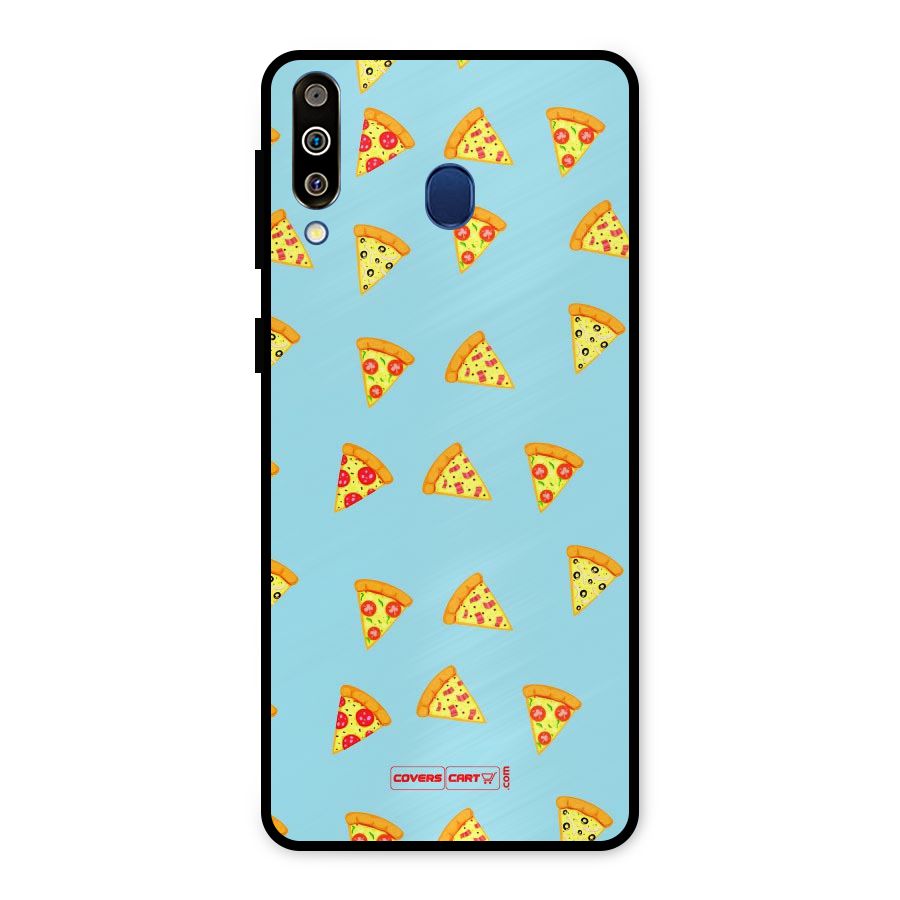 Cute Slices of Pizza Metal Back Case for Galaxy M30