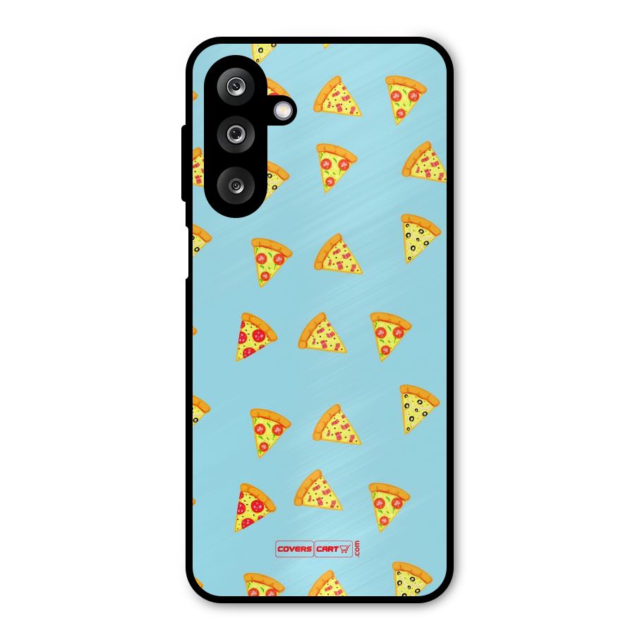 Cute Slices of Pizza Metal Back Case for Galaxy M36