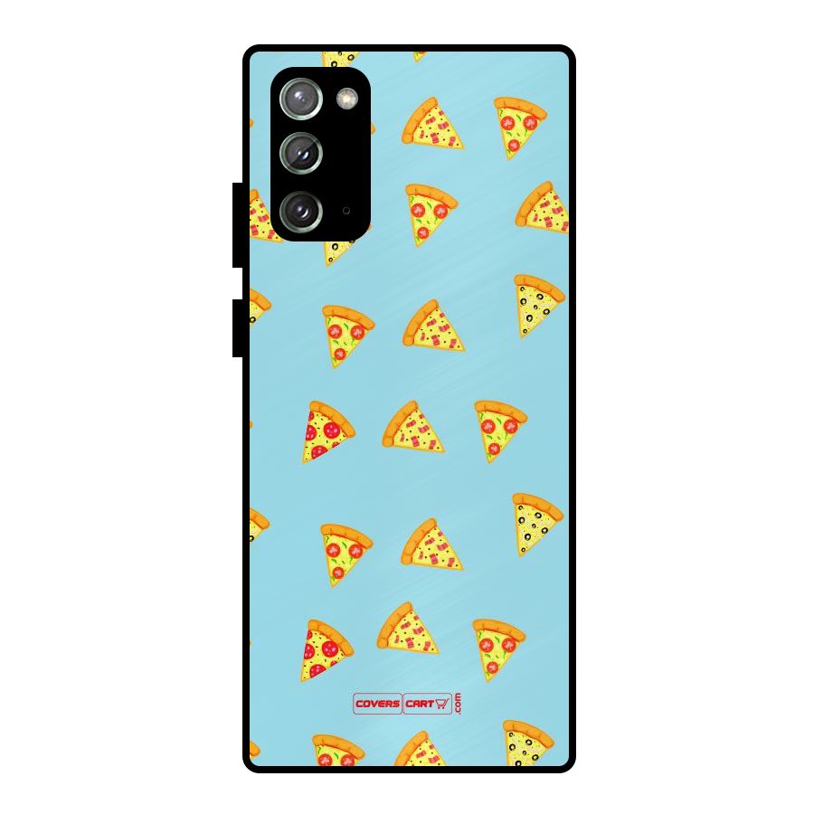Cute Slices of Pizza Metal Back Case for Galaxy Note 20