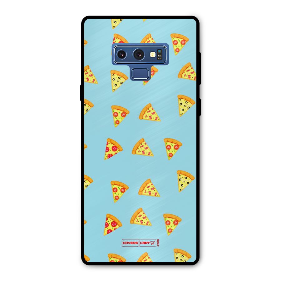 Cute Slices of Pizza Metal Back Case for Galaxy Note 9
