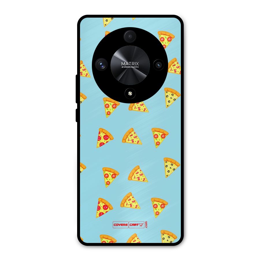 Cute Slices of Pizza Metal Back Case for Honor X9b