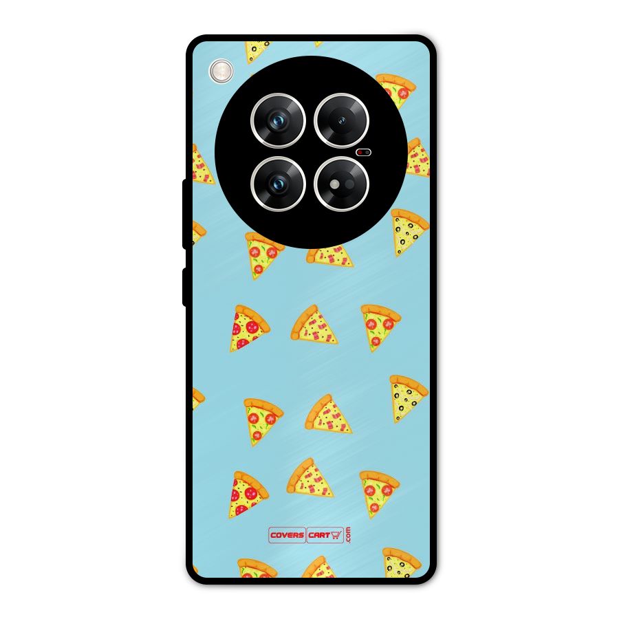 Cute Slices of Pizza Metal Back Case for Infinix Zero 40 5G