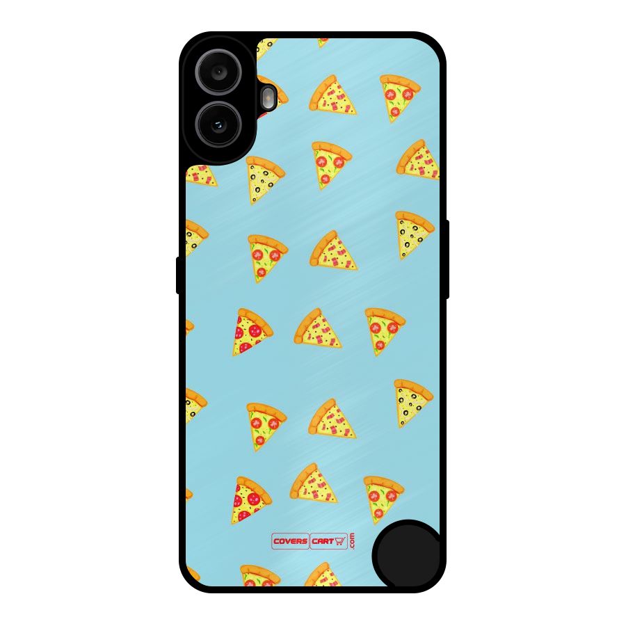 Cute Slices of Pizza Metal Back Case for Nothing CMF Phone 1