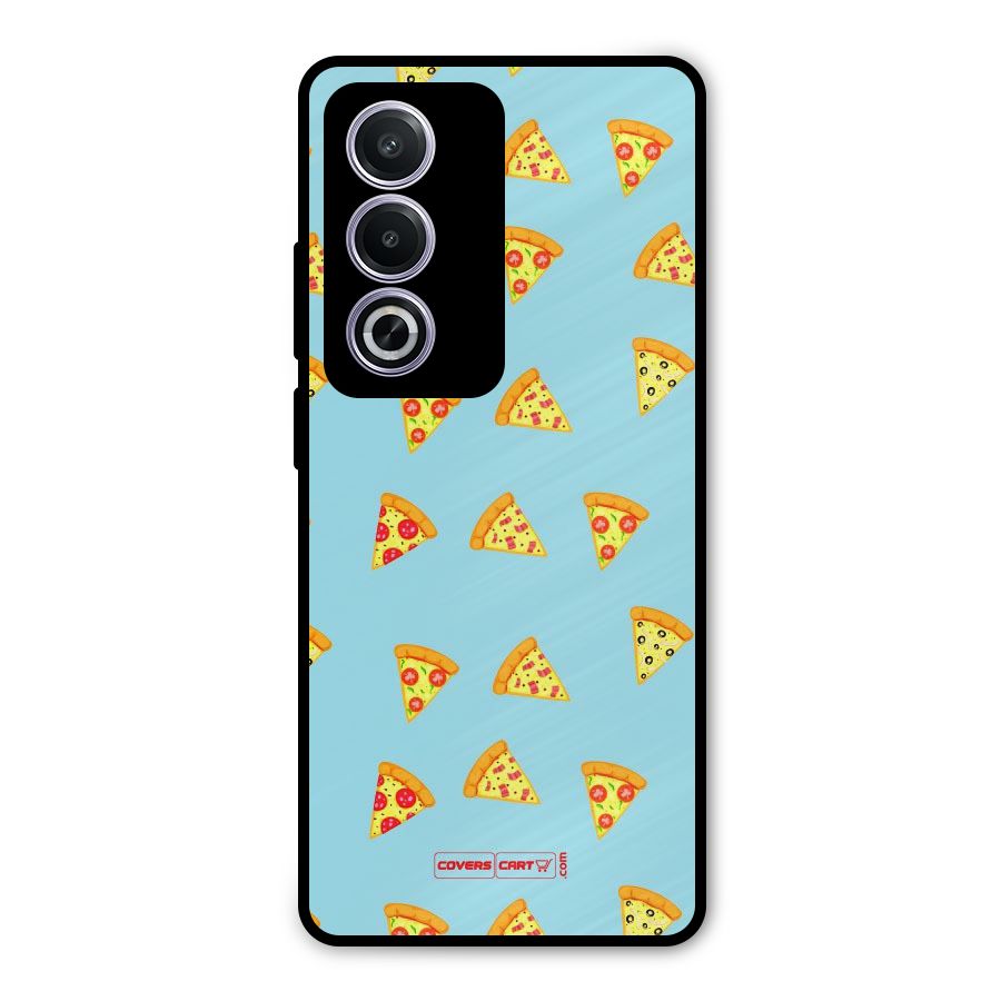 Cute Slices of Pizza Metal Back Case for Oppo A3 Pro