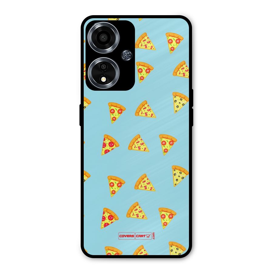 Cute Slices of Pizza Metal Back Case for Oppo A59