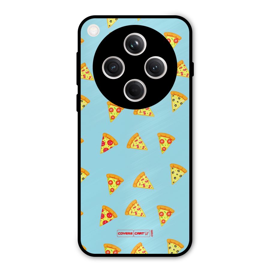 Cute Slices of Pizza Metal Back Case for Oppo Find X8