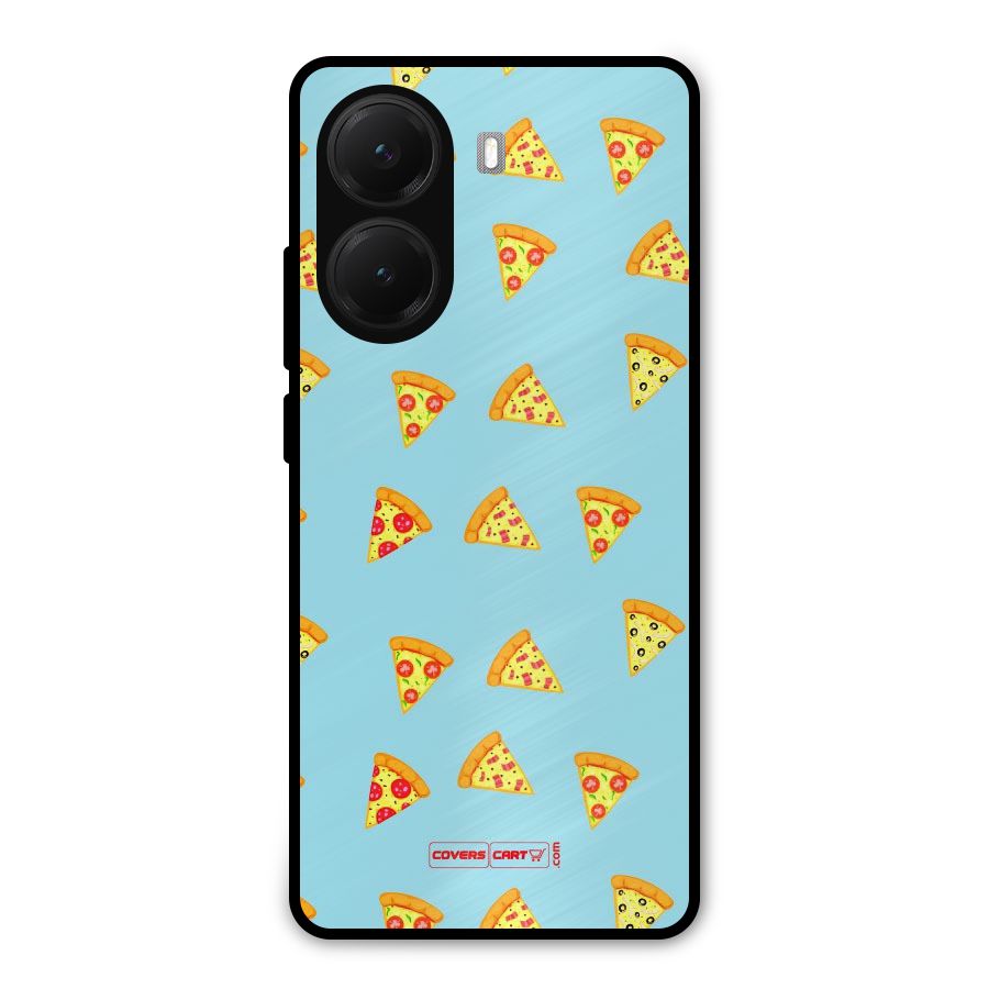 Cute Slices of Pizza Metal Back Case for Poco X7 Pro