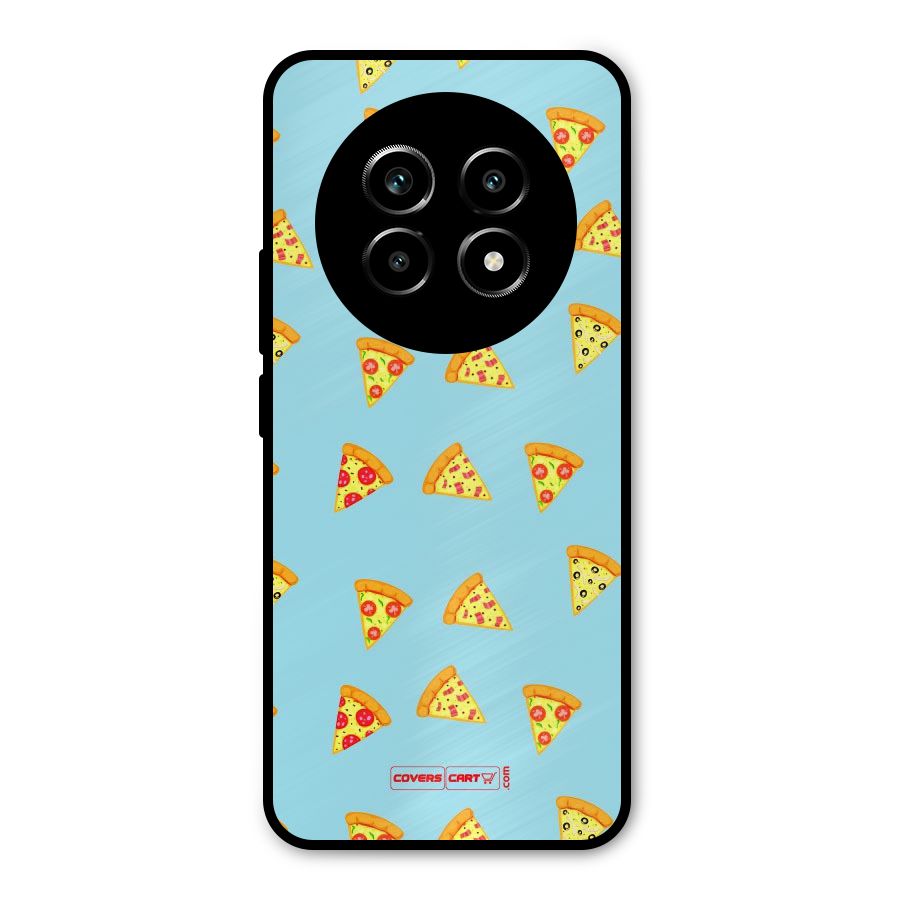 Cute Slices of Pizza Metal Back Case for Realme 13 Pro