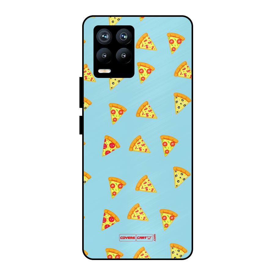Cute Slices of Pizza Metal Back Case for Realme 8 Pro