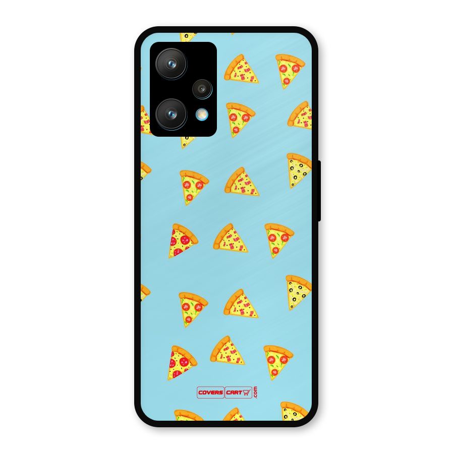 Cute Slices of Pizza Metal Back Case for Realme 9 Pro Plus 5G