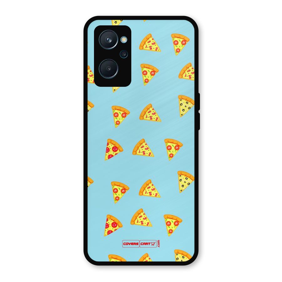 Cute Slices of Pizza Metal Back Case for Realme 9i