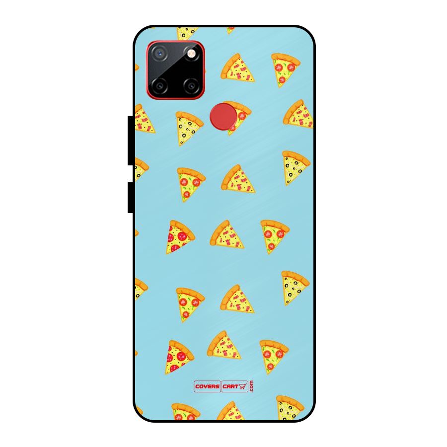Cute Slices of Pizza Metal Back Case for Realme C12