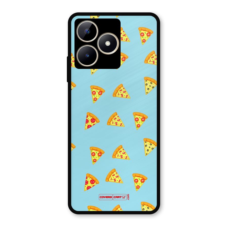 Cute Slices of Pizza Metal Back Case for Realme C53