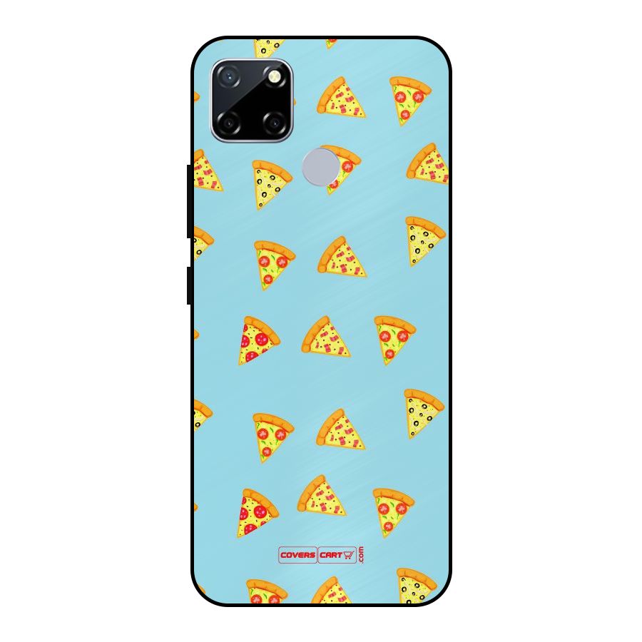 Cute Slices of Pizza Metal Back Case for Realme Narzo 20