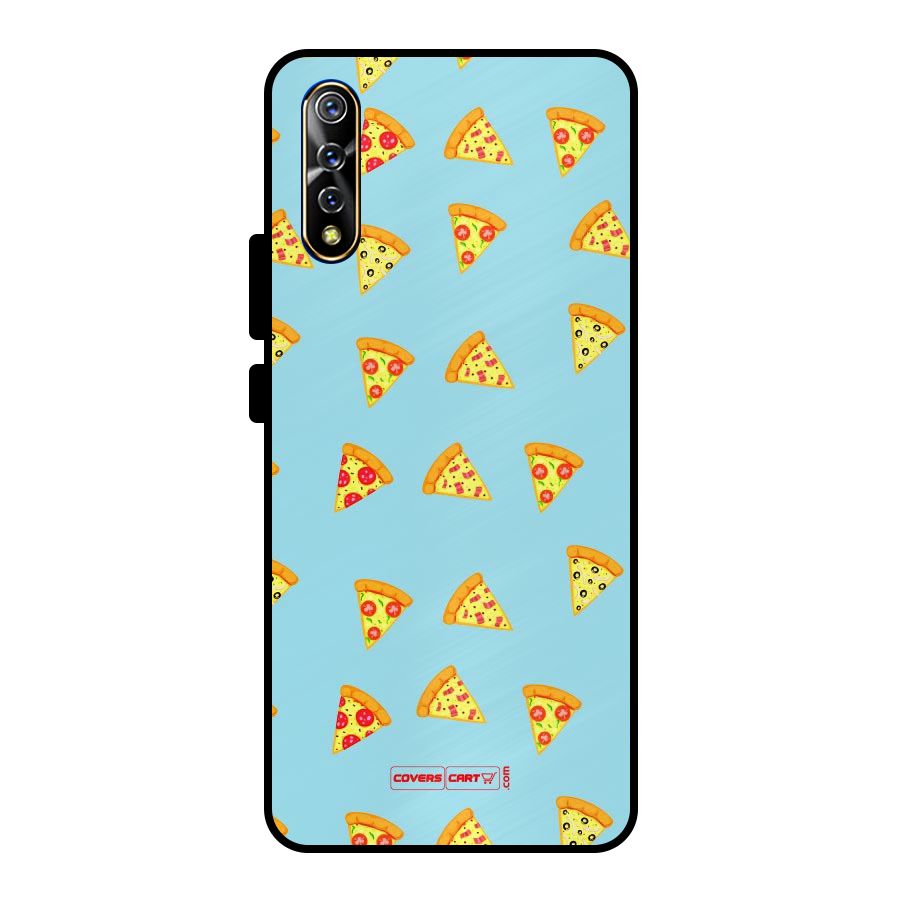 Cute Slices of Pizza Metal Back Case for Vivo S1