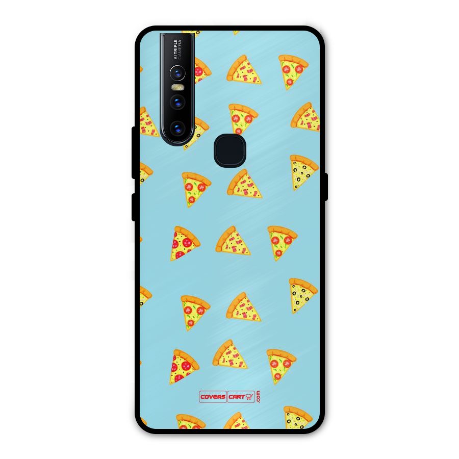 Cute Slices of Pizza Metal Back Case for Vivo V15